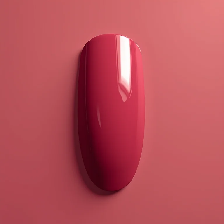 Unha curta formato amendoado