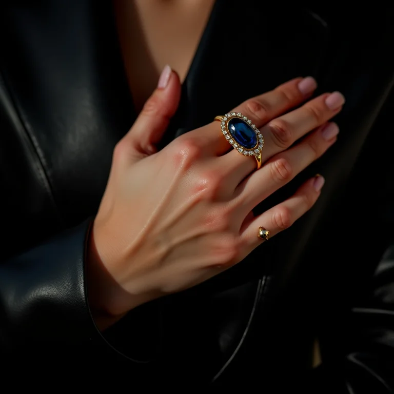 Unha decorada azul royal: cor vibrante e marcante para quem não tem medo de ousar.