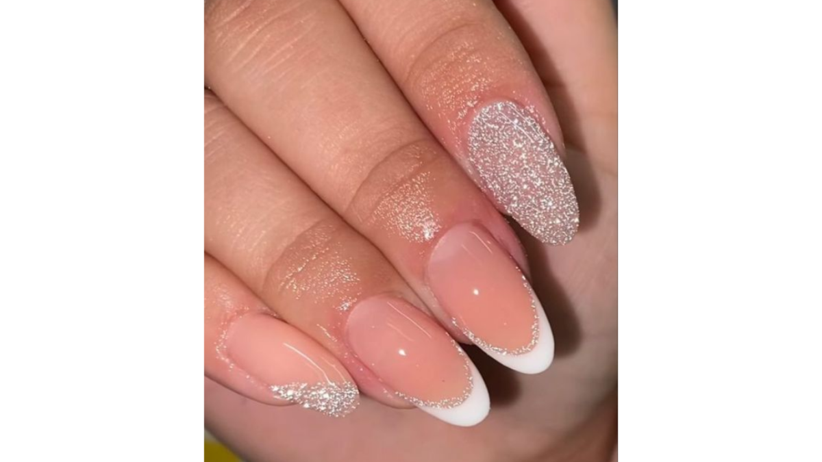 modelos de glitter na unha decorada ...