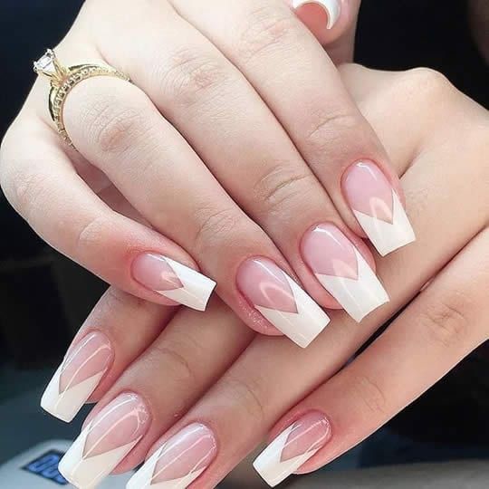 unhas decoradas francesinha ...