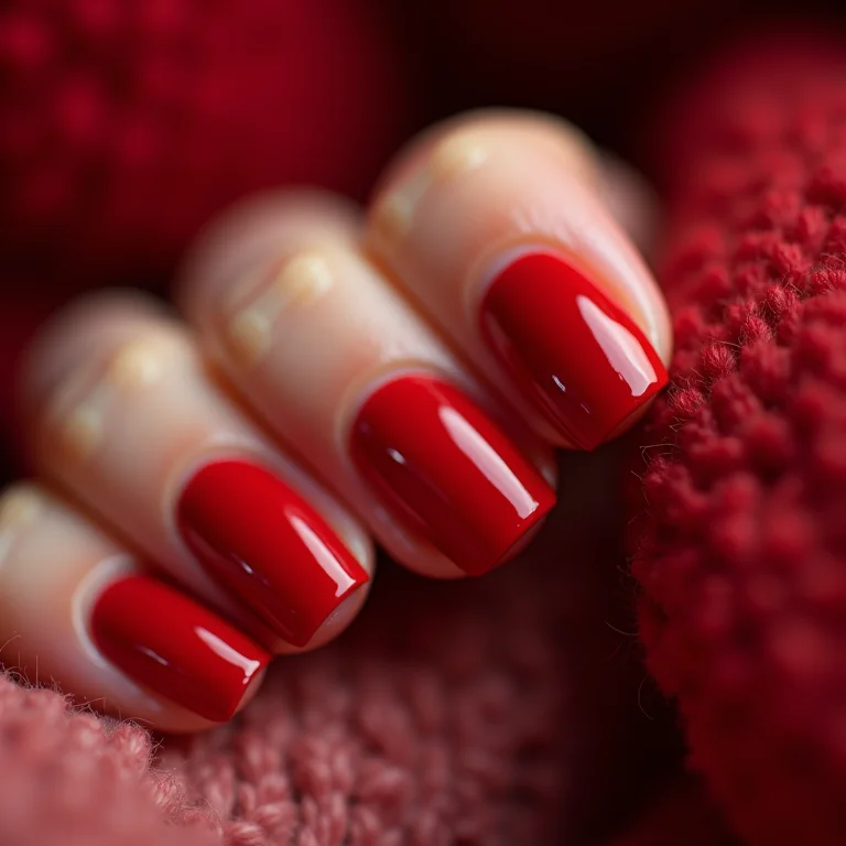 Unha decorada vermelha para o Natal: +50 ideias festivas para celebrar!