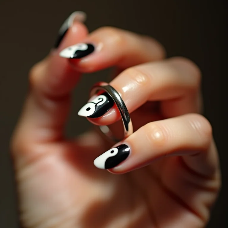 Unha Yin Yang e estilo