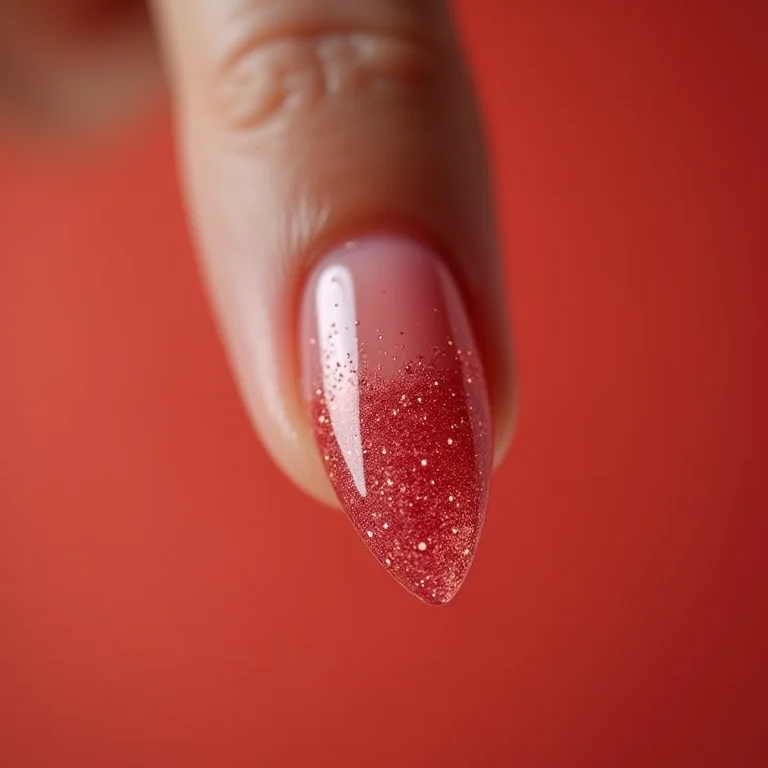 Unhas almond com filha única