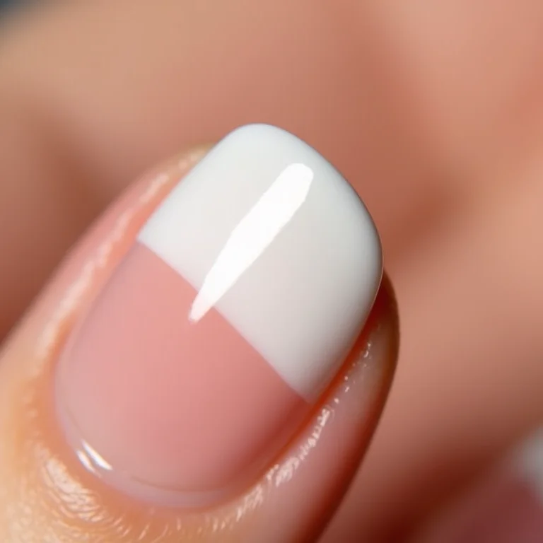 Unhas almond com francesinha perfeita