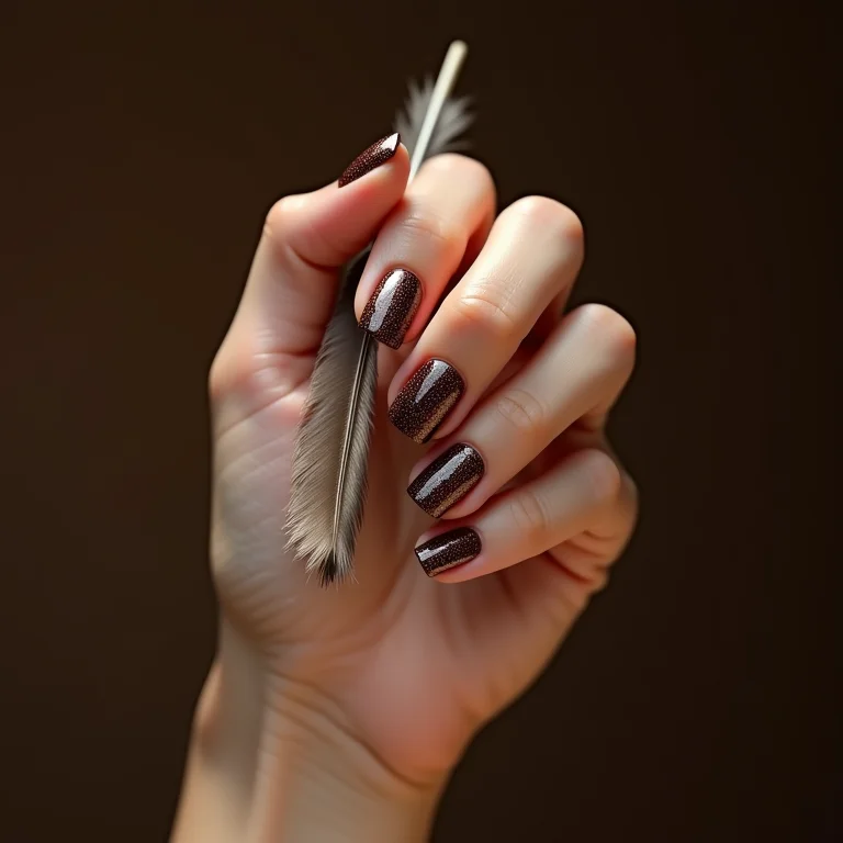 Unhas com animal print divertido e selvagem