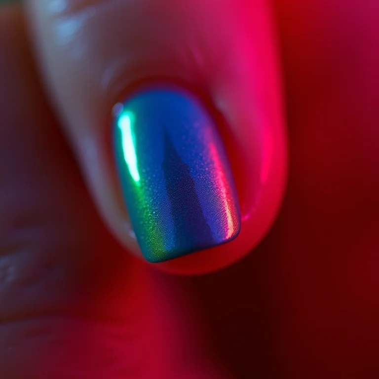 Unhas com cores vibrantes e ousadas