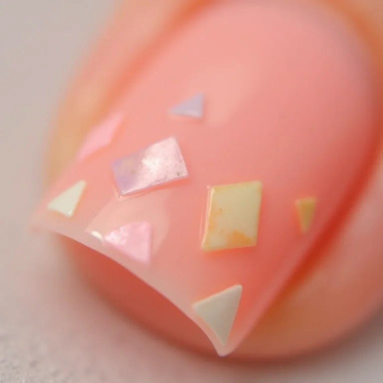 Unhas com desenhos geométricos