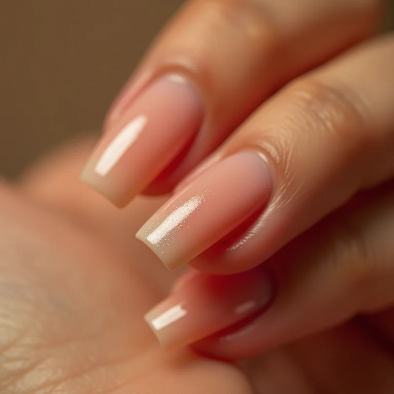 Unhas com desenhos minimalistas.