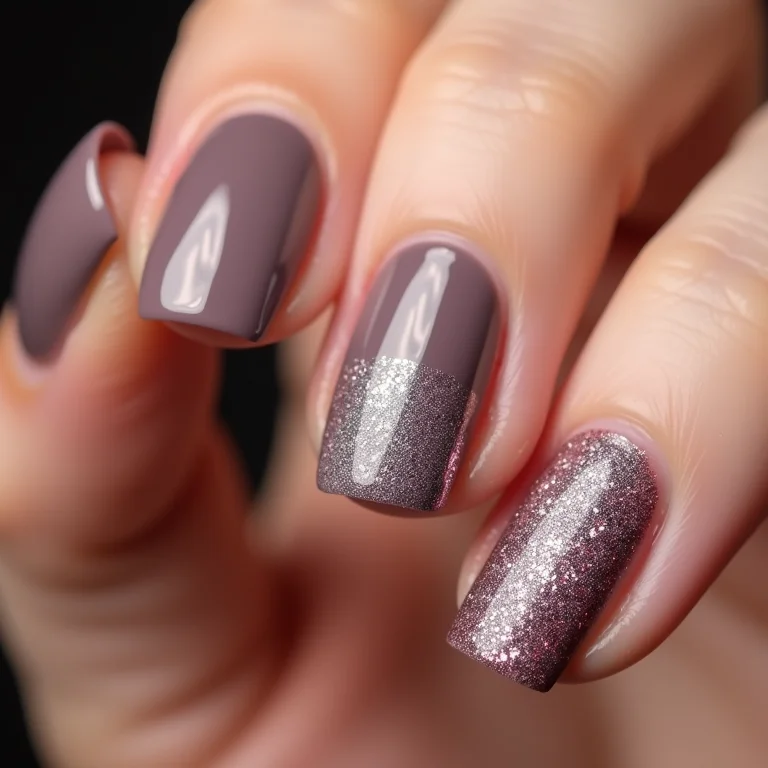 Unhas com diferentes texturas e acabamentos