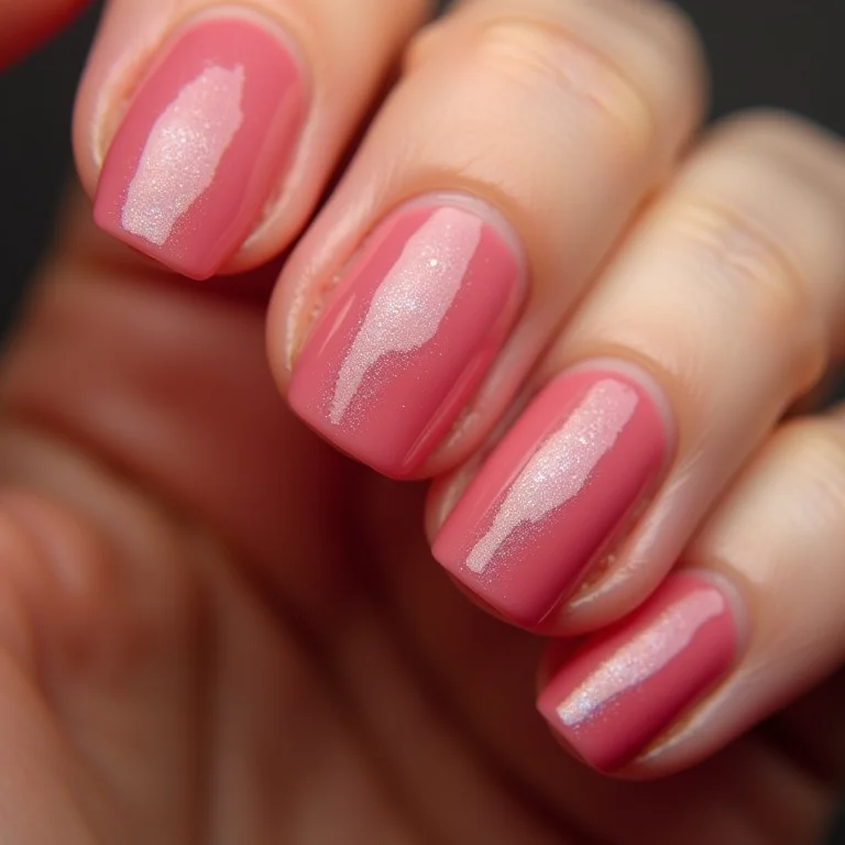 Unhas com esmalte duradouro e brilho intenso.