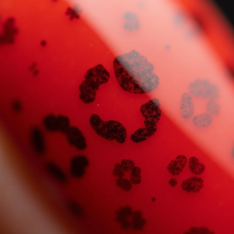 Unhas com estampa de oncinha vermelha e preta