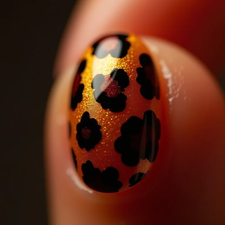 Unhas com estampas de animais divertidas