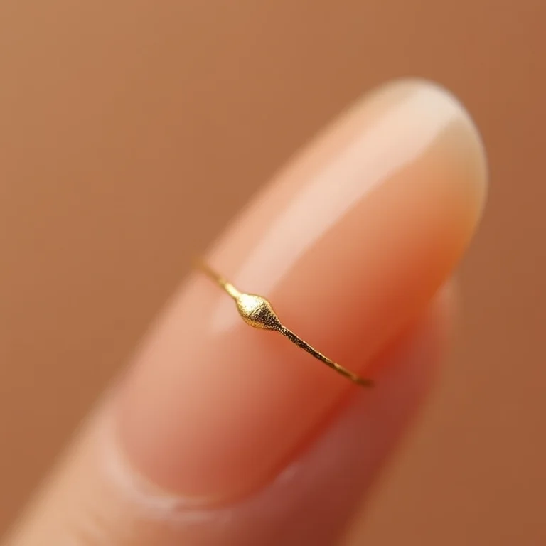 Unhas com minimalismo elegante