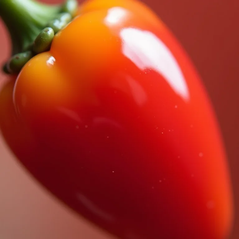 Unhas com pimenta e efeito degradê