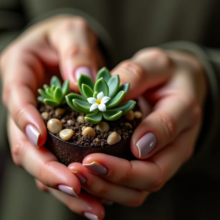 Unhas com plantas: um toque natural?