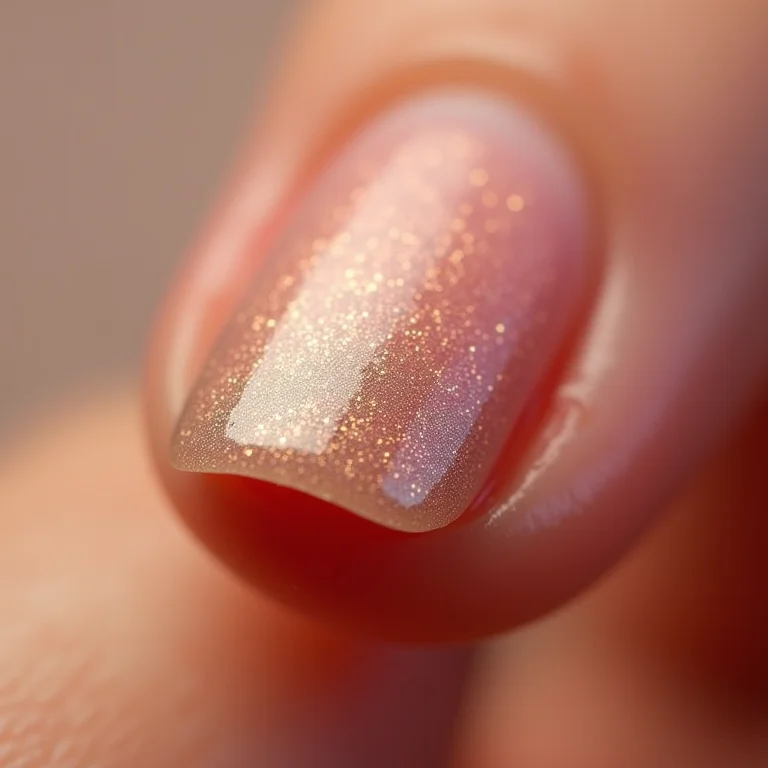 Unhas com textura de areia