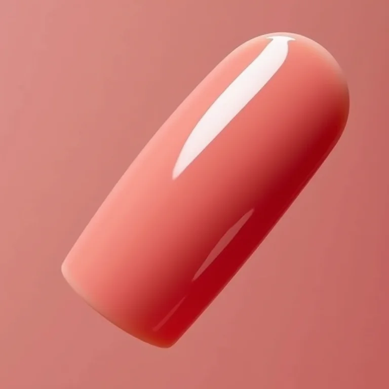 Unhas com top coat Vefic, brilho intenso.