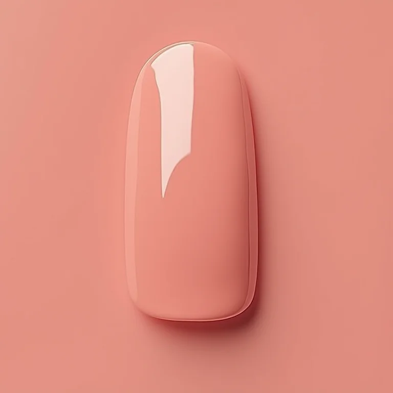 Unhas cor Bubble Bath da OPI em cashmere rosa.