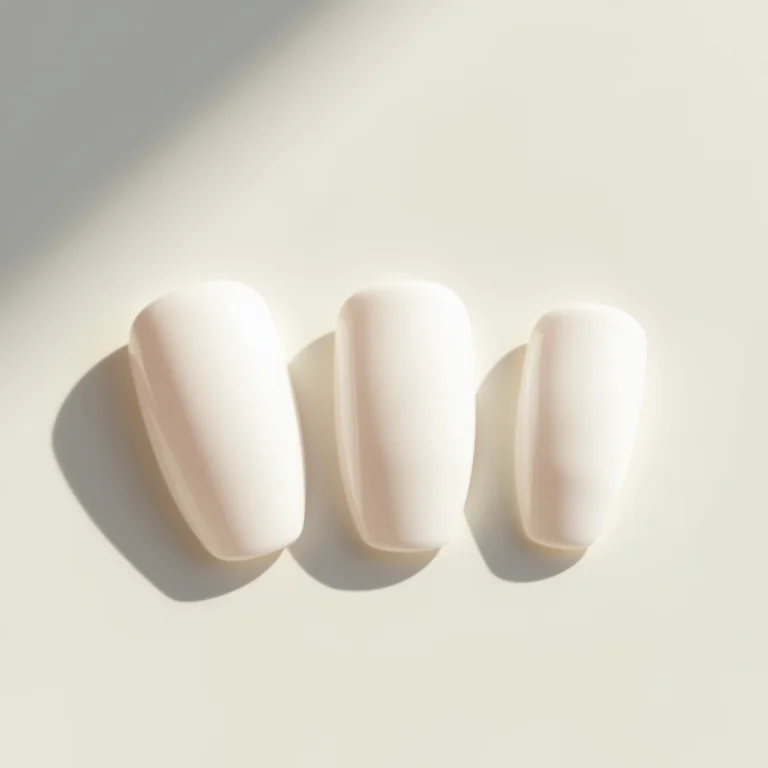 Unhas de gel brancas para o dia a dia