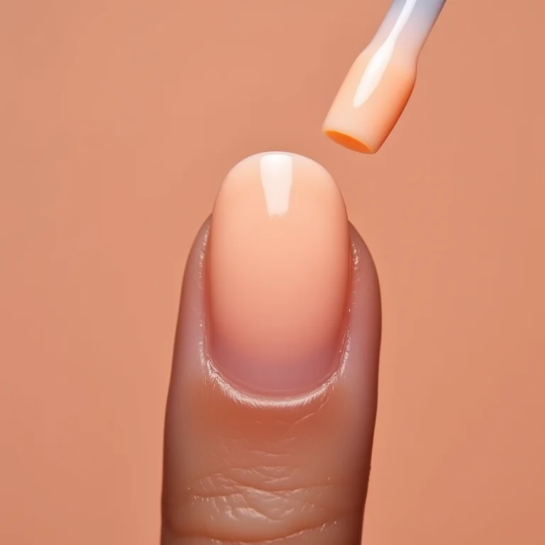 Unhas de gel clarinhas com Vòlia