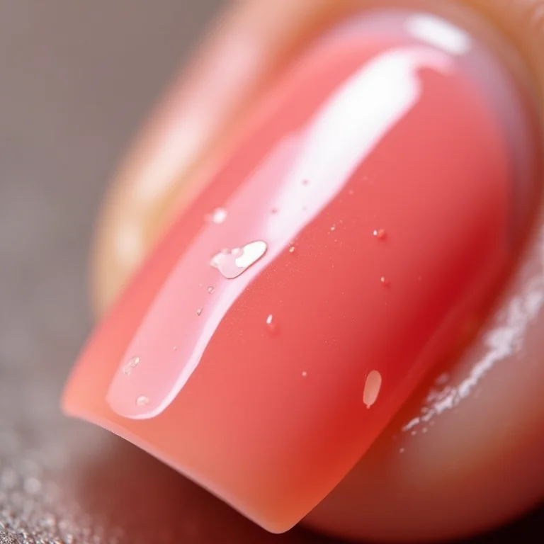 Unhas de gel danificadas por produtos de baixa qualidade