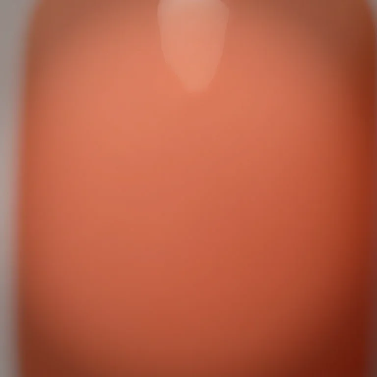 Unhas de gel nude clássico em fotografia macro