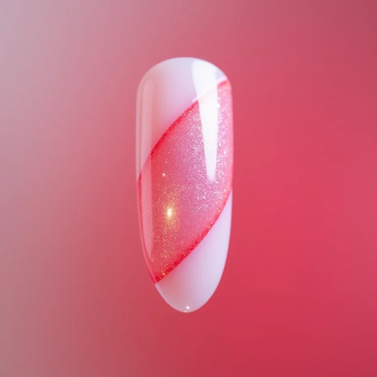 Unhas de gel Più Bella com degradê rosa