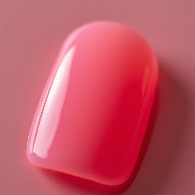 Unhas de gel rosa claro que combinam com tudo