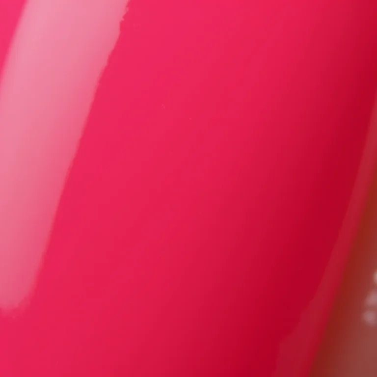 Unhas de gel rosa neon vibrante