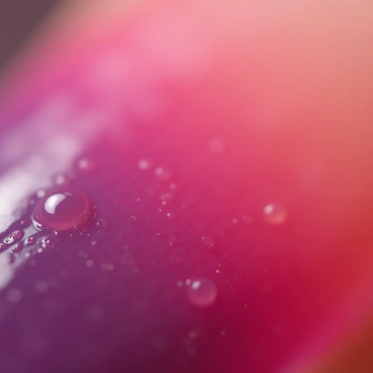 Unhas decoradas com efeito ombré em tons de roxo e rosa