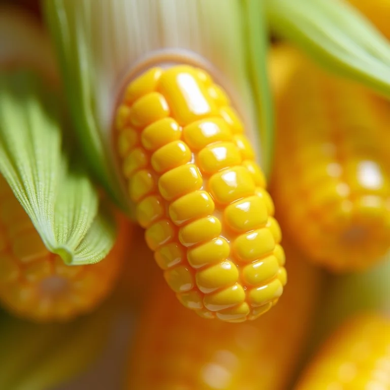 Unhas decoradas com espigas de milho para Festa Junina