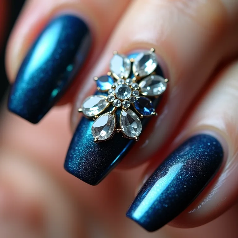 Unhas Decoradas com Pedrarias