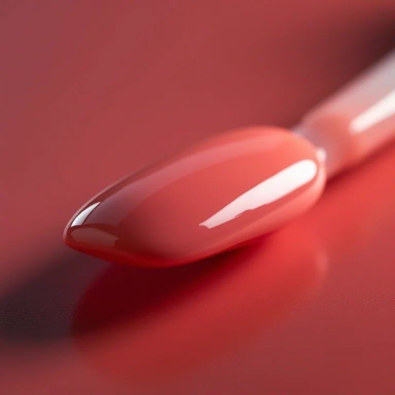 Unhas decoradas com top coat protetor