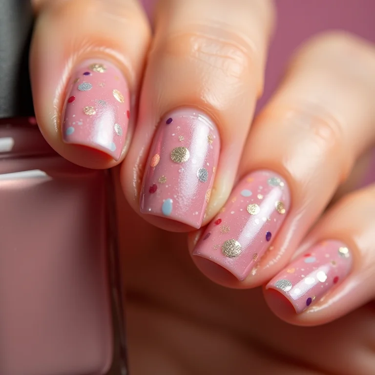 Unhas decoradas por profissional qualificado