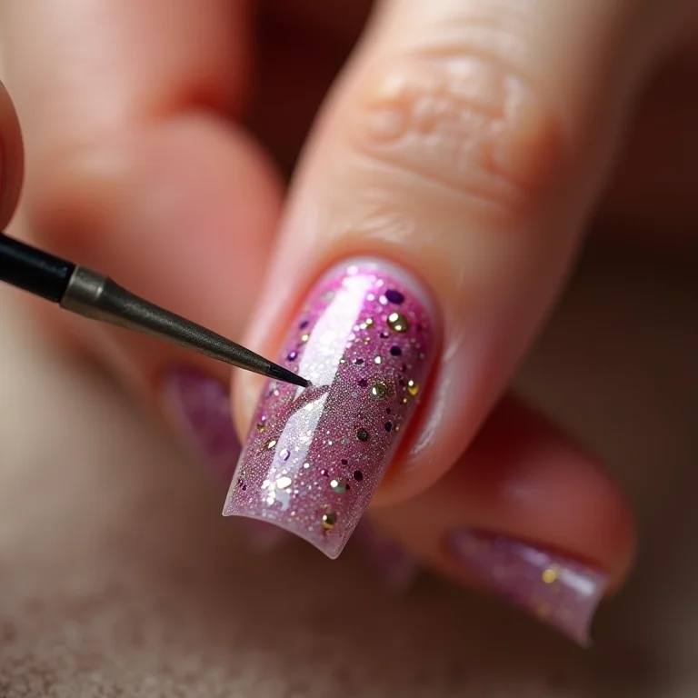 Unhas decoradas truque do palito