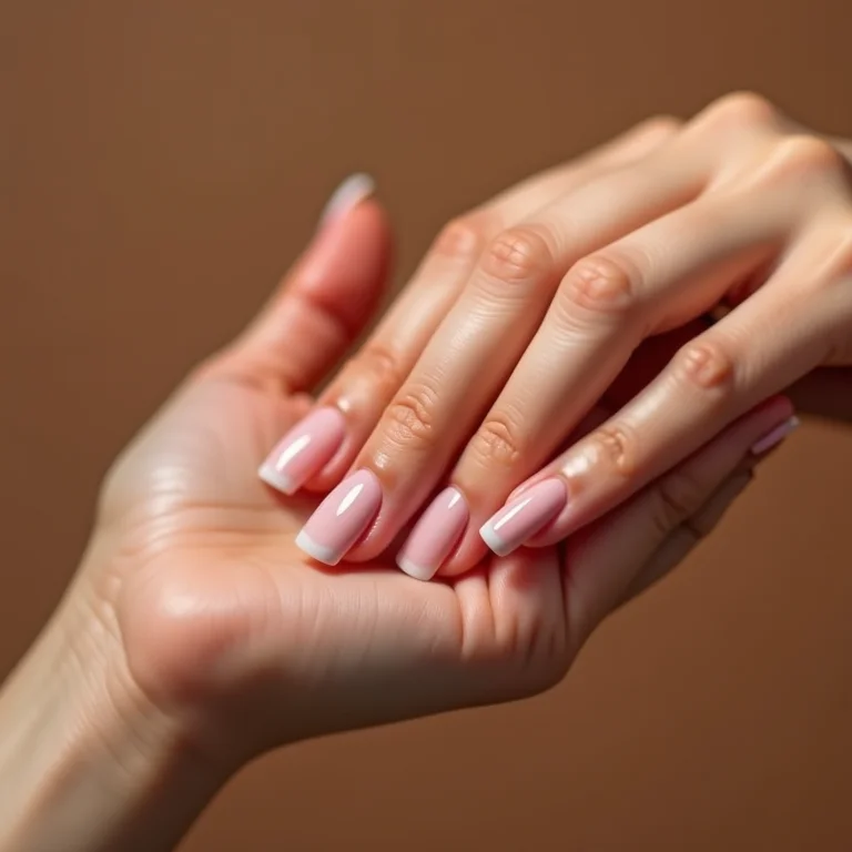 Unhas em gel bem cuidadas