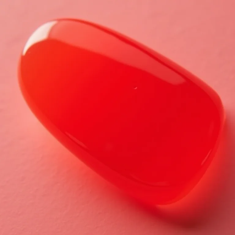 Unhas em gel vermelhas
