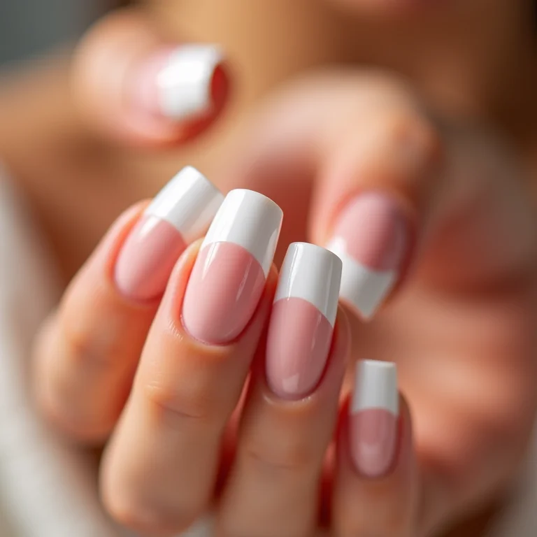 Unhas francesinhas em gel