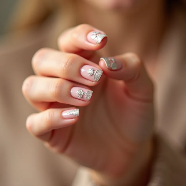 Unhas infantis delicadas e saudáveis.