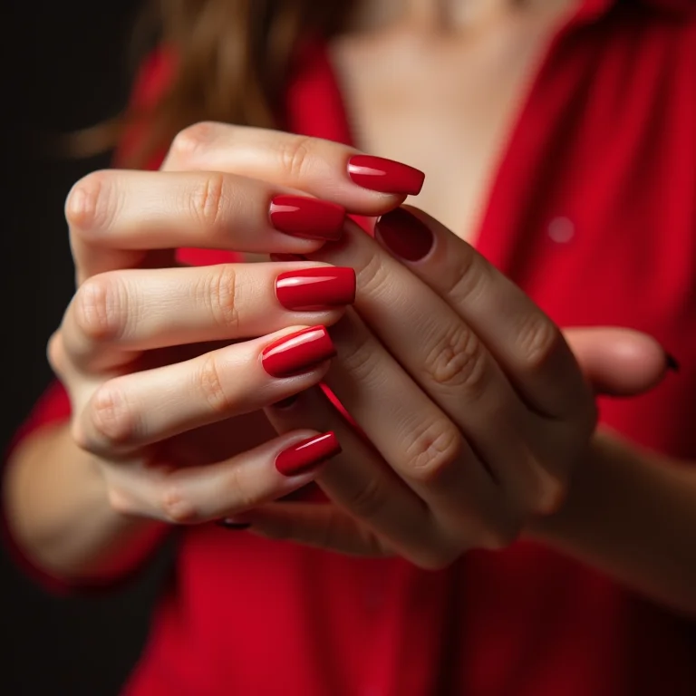 Unhas marsala tendência em semanas de moda