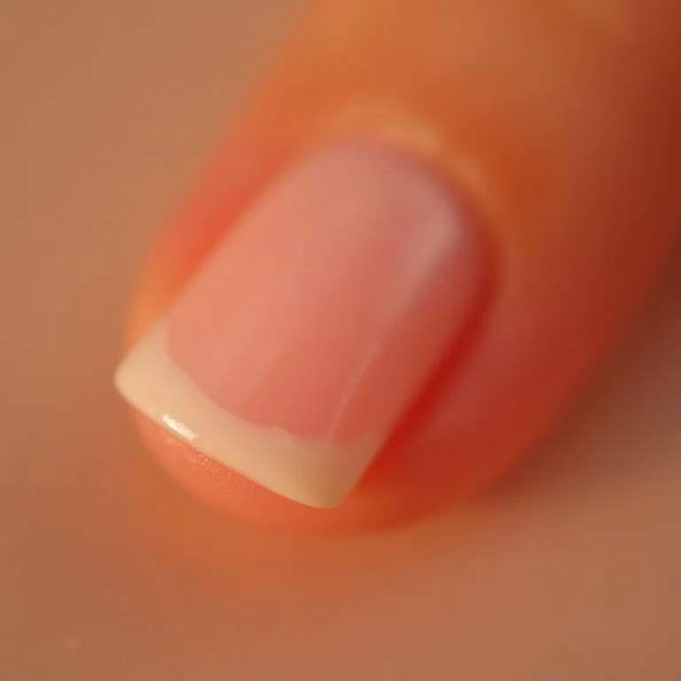 Unhas naturais com cutículas hidratadas