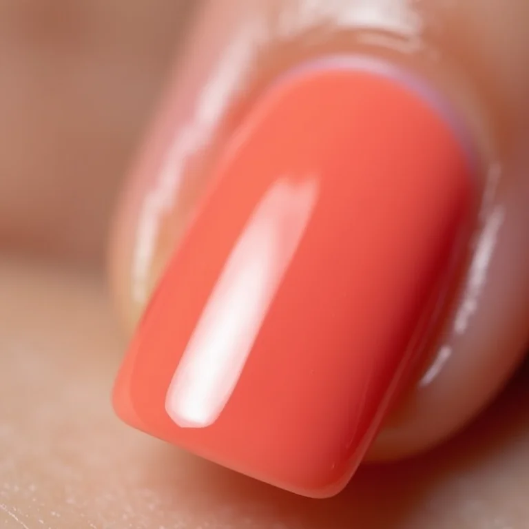 Unhas naturais com gel transparente e brilho intenso