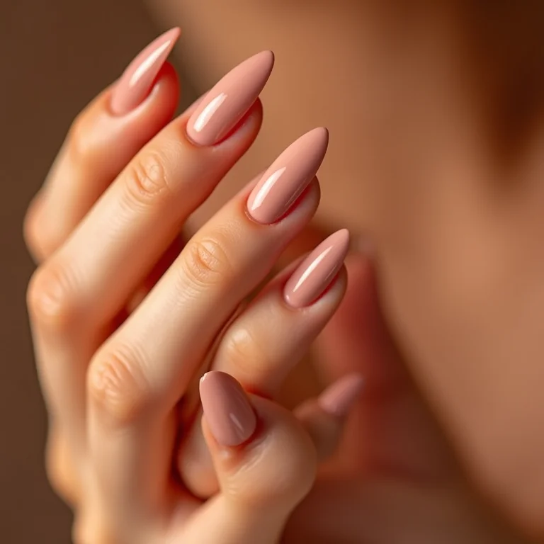 Unhas nude clássicas Risqué