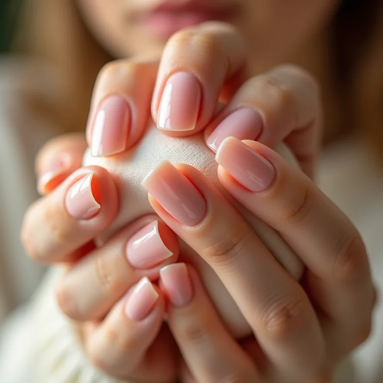 Unhas nude elegantes e discretas