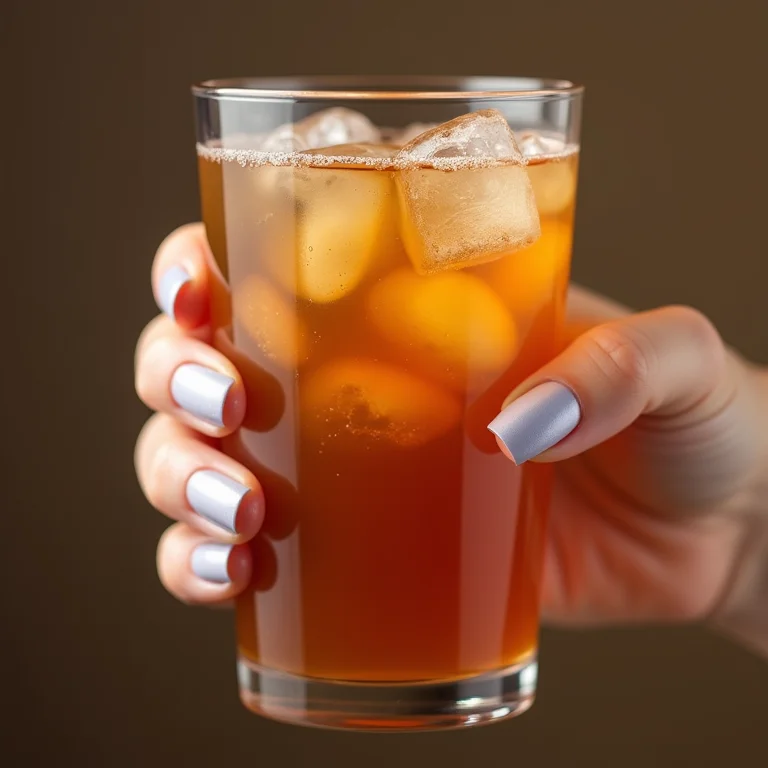 Unhas pastel com bolhas em ambiente quente e úmido