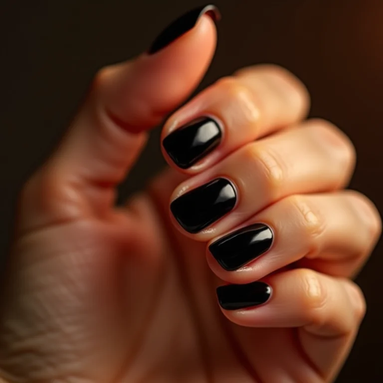 Unhas pretas elegantes: para não esquecer