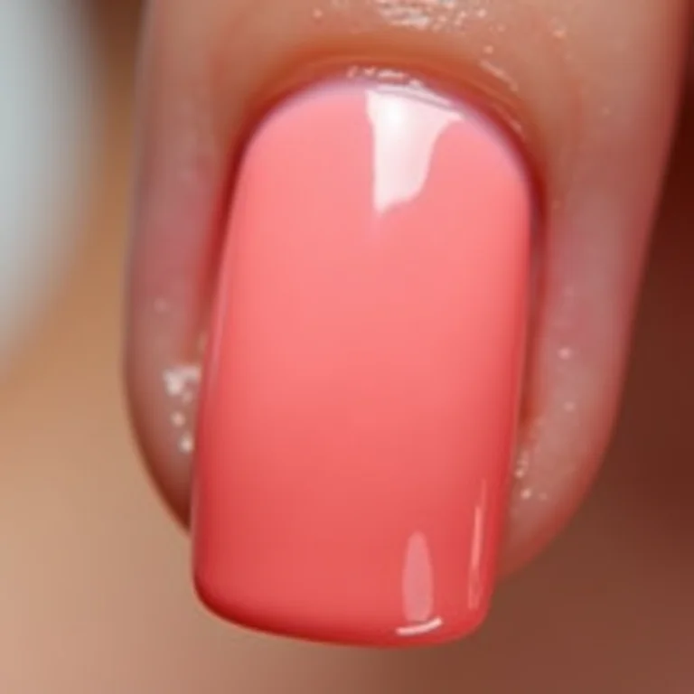 Unhas rosa claro para pele clara