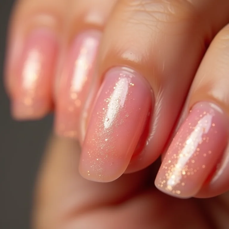 Unhas secas e desidratadas após remoção do gel.