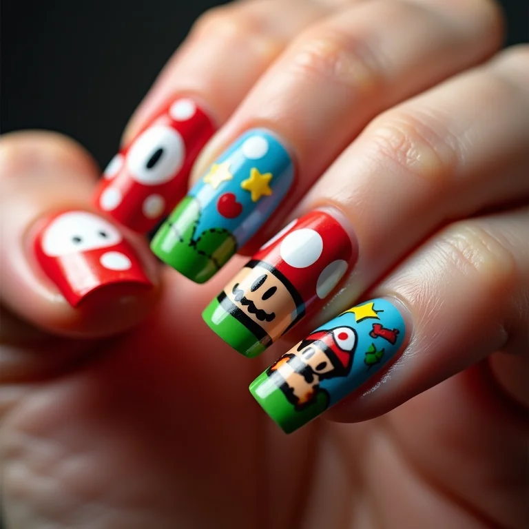 Unhas temáticas de Super Mario Bros.