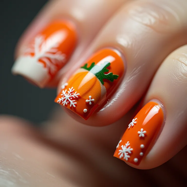 Unhas temáticas sazonais e festivas